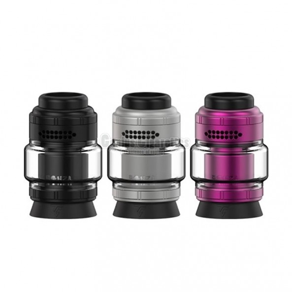 Bonza Pro RTA 4/6ml 26.5mm – Thunder Cloud x Vaping Bogan PURPLE